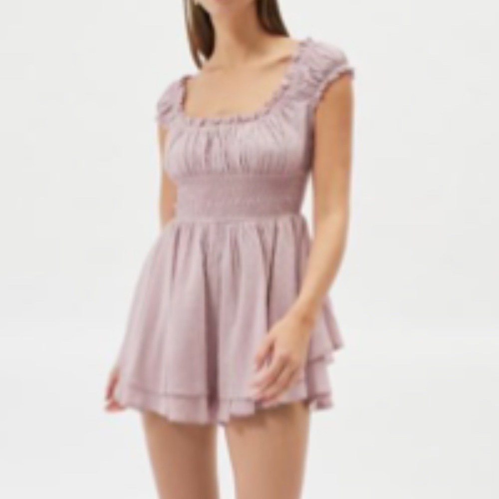 Urban Outfitter Rosie Romper in Lilac